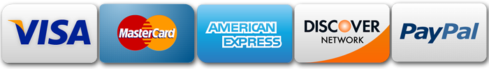 We accept credit cards